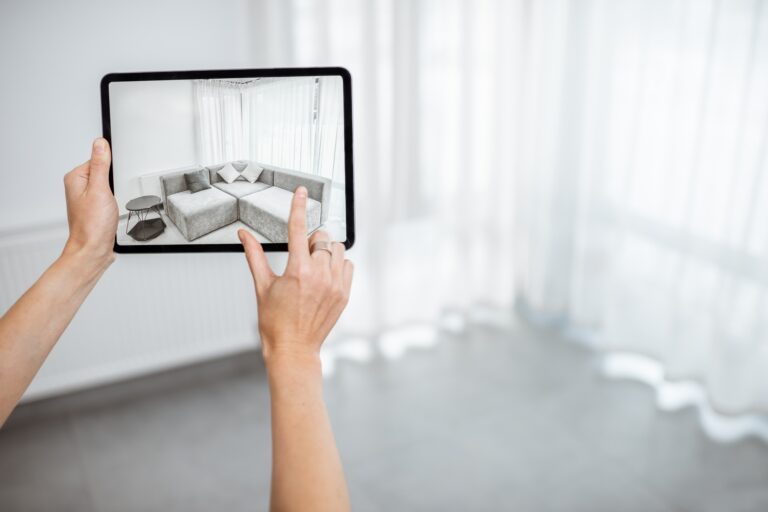 Using augmented reality to design interior