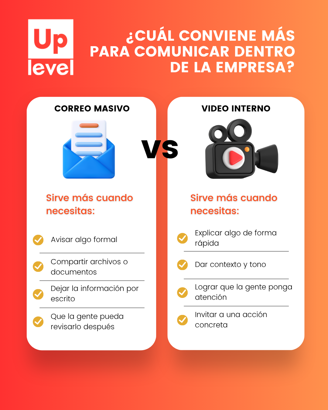 ¿Correo masivo o video interno? La pelea por la atención dentro de las empresas